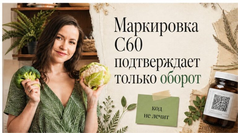 Маркировка добавок C60 в Казахстане: код подтверждает легальный оборот флакона