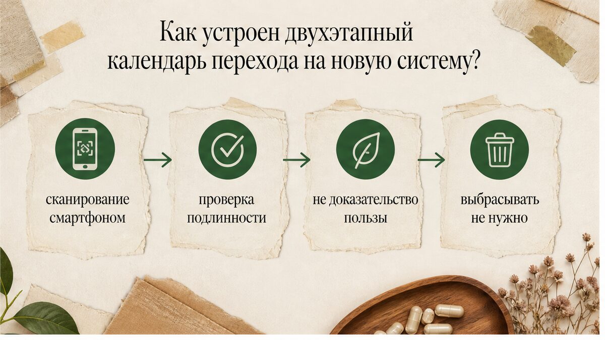 Двухэтапный календарь перехода на маркировку БАД в Казахстане
