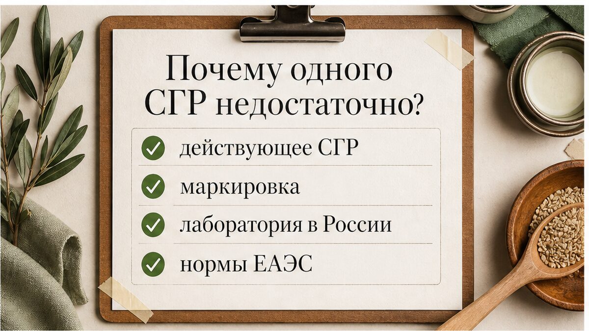 Четыре пункта качества БАД: действующее СГР, маркировка, лаборатория в России, нормы ЕАЭС