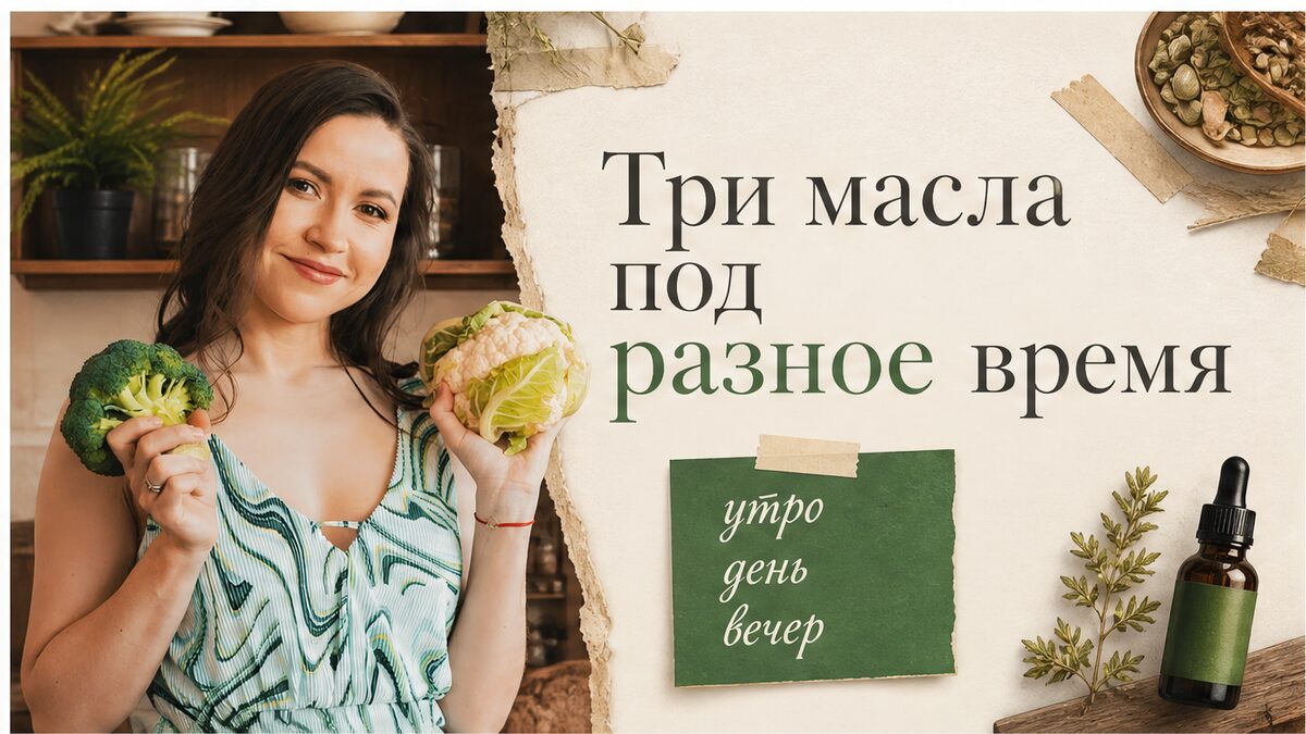 C60 растворяют в трёх маслах под утро, день и вечер