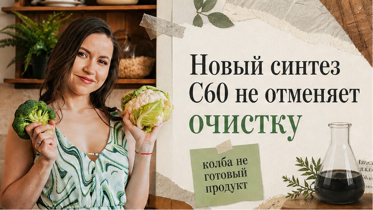 Синтез C60 при комнатной температуре не отменяет очистку сырья