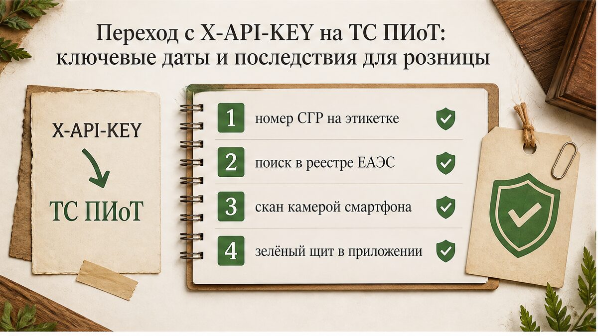 Чеклист перехода на ТС ПИоТ и проверки легальности БАД по СГР