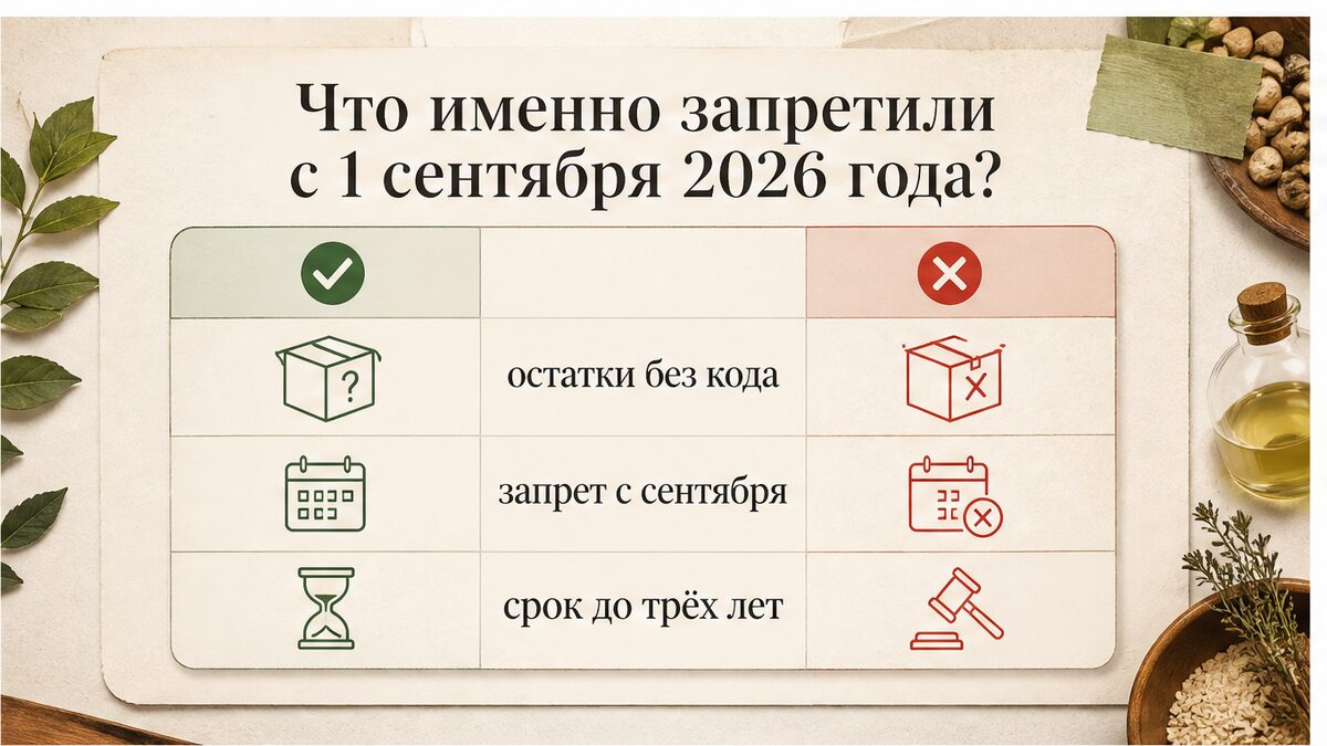 Сравнение: что запретили с 1 сентября 2026 для БАД с C60