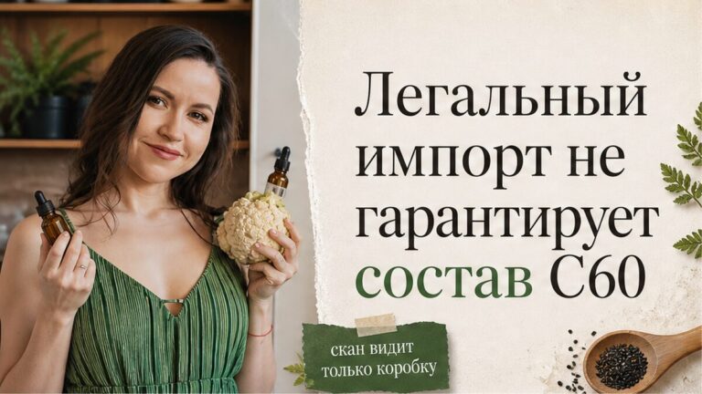 Иллюстрация: легальный импорт БАД и проверка состава фуллерена C60
