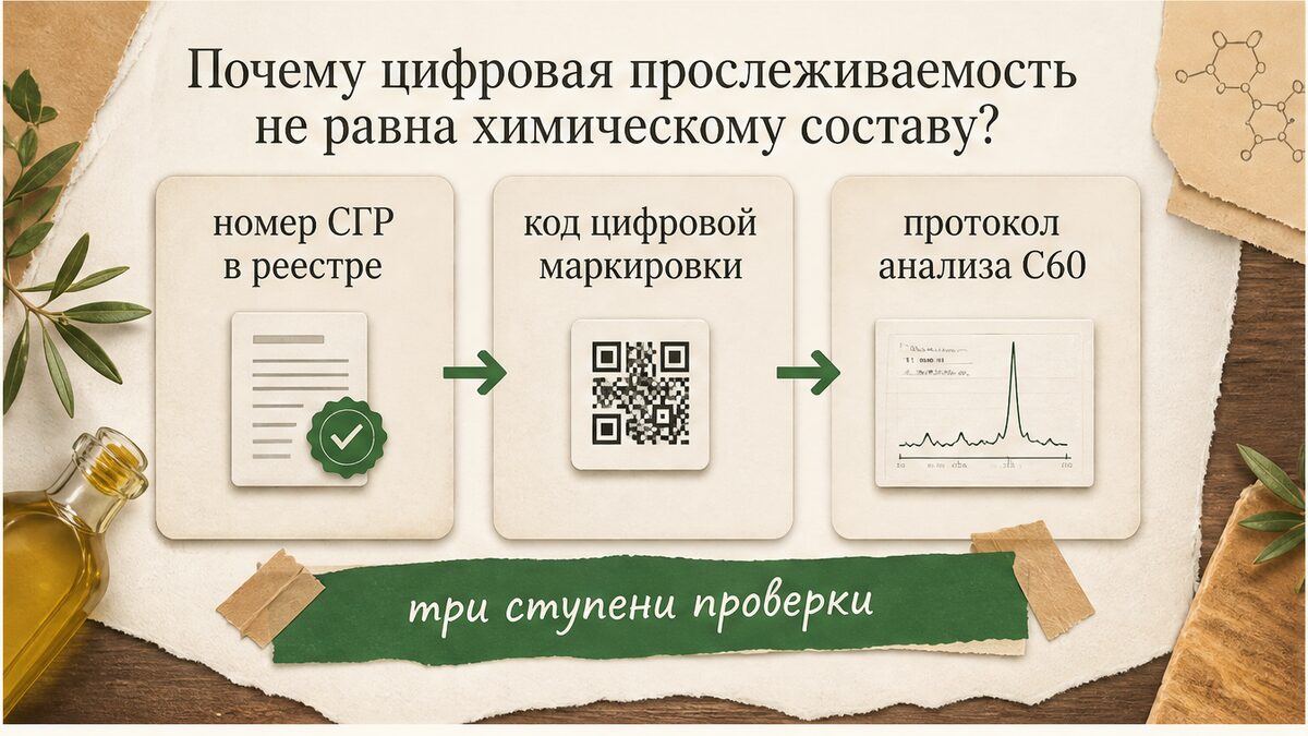 Три уровня проверки: прослеживаемость и лабораторный протокол C60